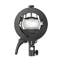 Адаптер Godox S2 (Bowens для накамерных вспышек) фото На фото изображено Адаптер Godox S2 (Bowens для накамерных вспышек)