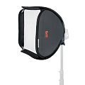 Софтбокс EB-060 (40*40cm) с переходником для накамерных вспышек фото На фото изображено Софтбокс EB-060 (40*40cm) с переходником для накамерных вспышек