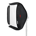 Софтбокс EB-060 (60*60cm) с переходником для накамерных вспышек фото На фото изображено Софтбокс EB-060 (60*60cm) с переходником для накамерных вспышек